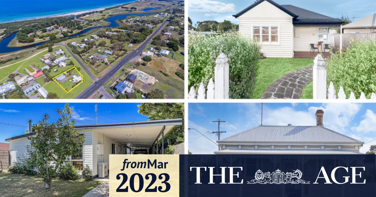 Victoria property Six beach houses for sale for under 600,000